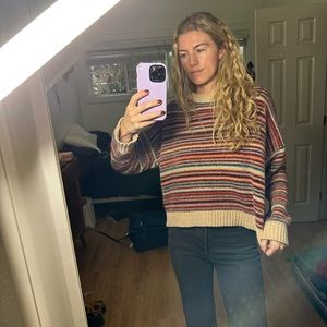 Colorful super soft sweater